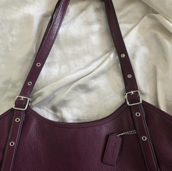 Coach Meadow- Deep Berry -pebbled leather G2339-CM074 - Picture 7 of 10